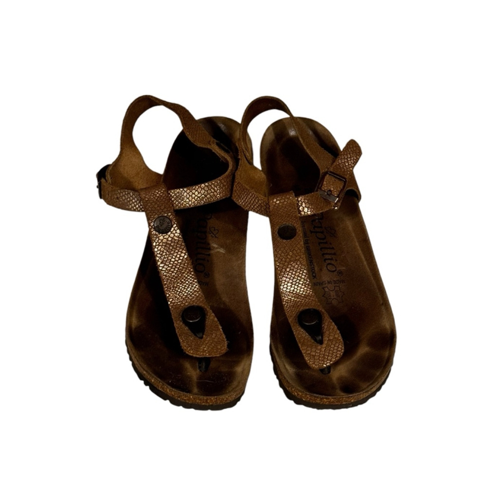 Papillio Gold strap sandals